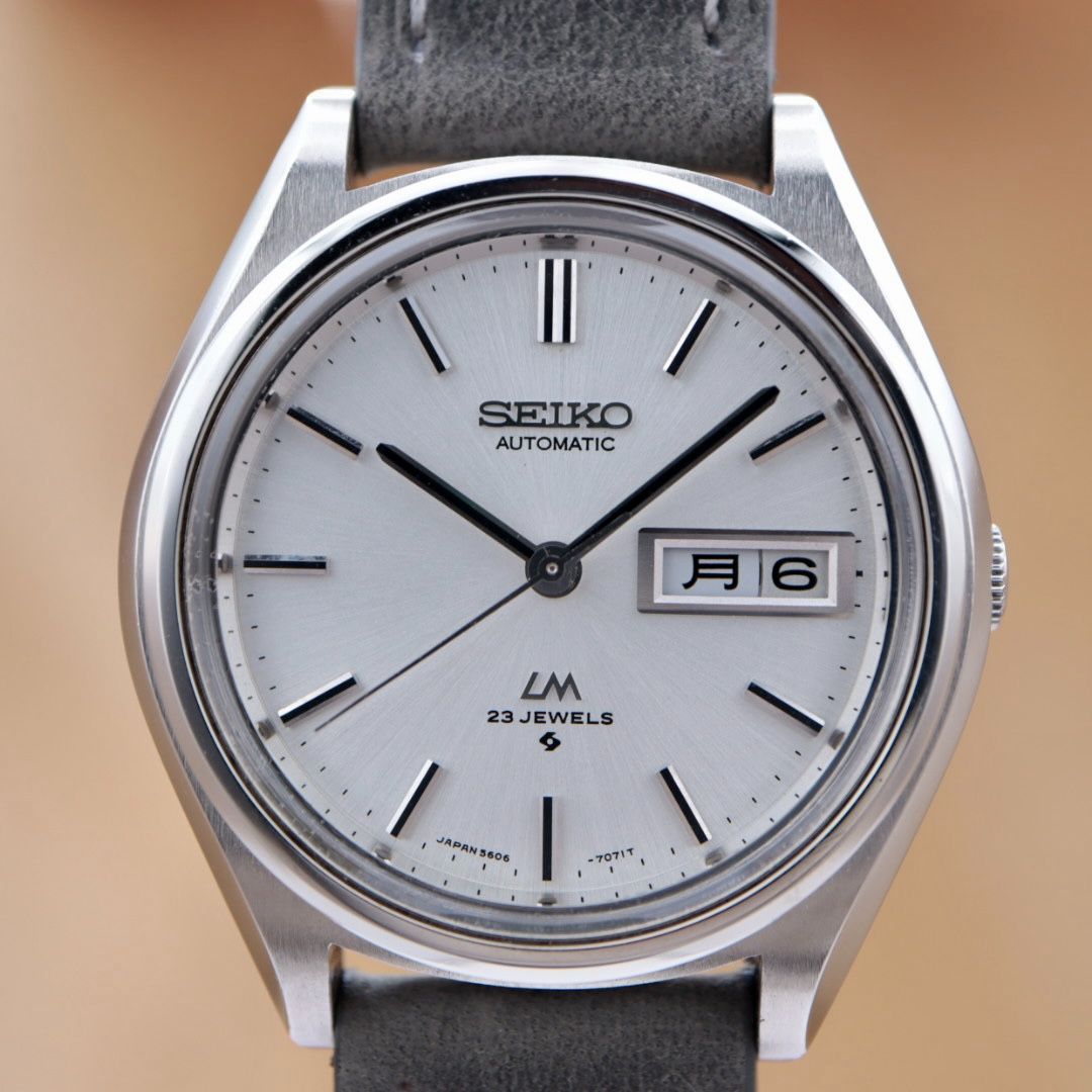 CH7【OH済/仕上済】SEIKO LM LORD MATIC 23JEWEWS 5606-7071 セイコー