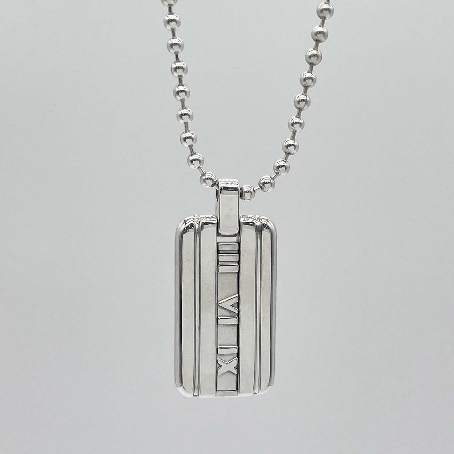 Tiffany&Co. ティファニー アトラスID ネックレス SV925 プレート 新品