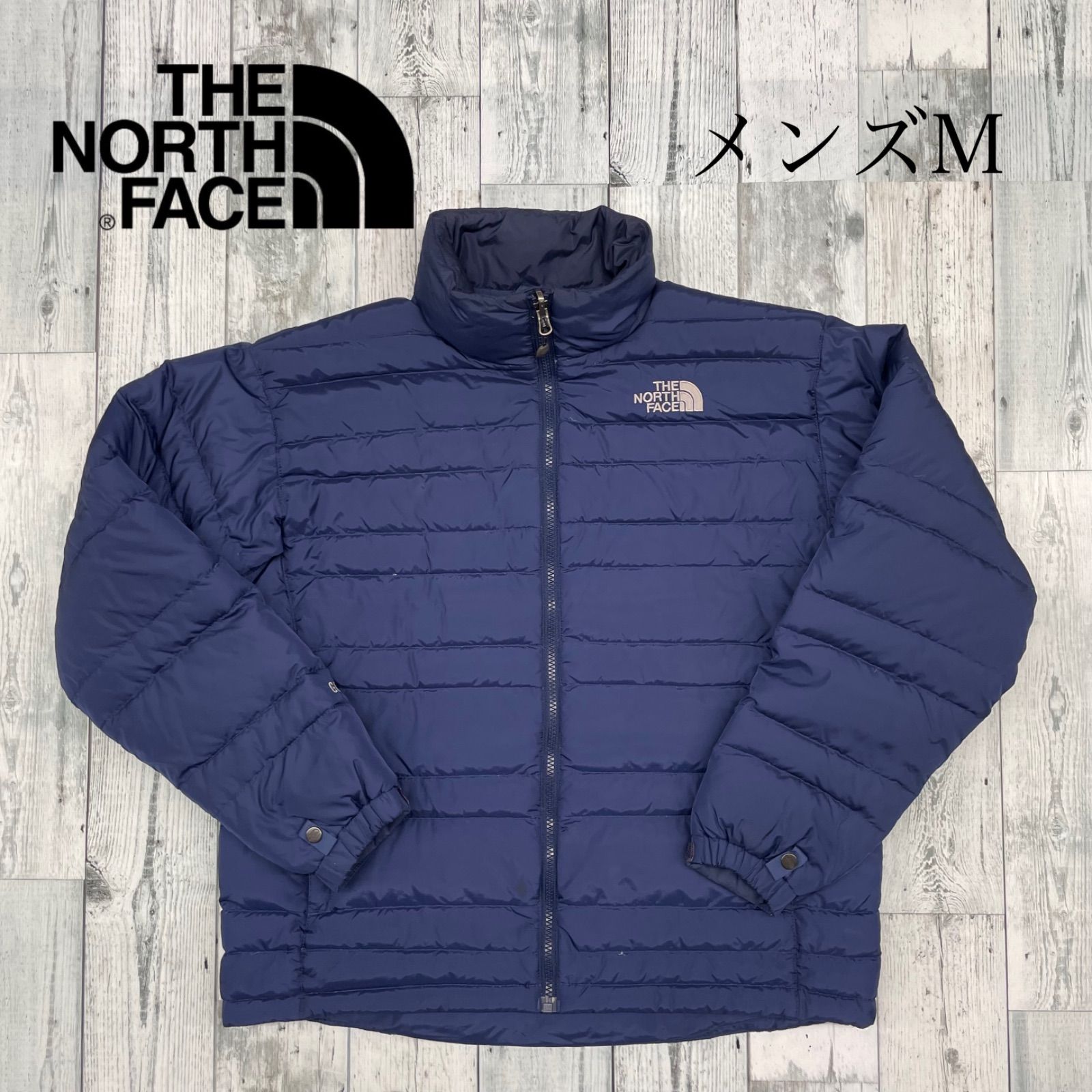 ♦️美品♦️THE NORTH FACE メンズM ダウンジャケット ネイビー
