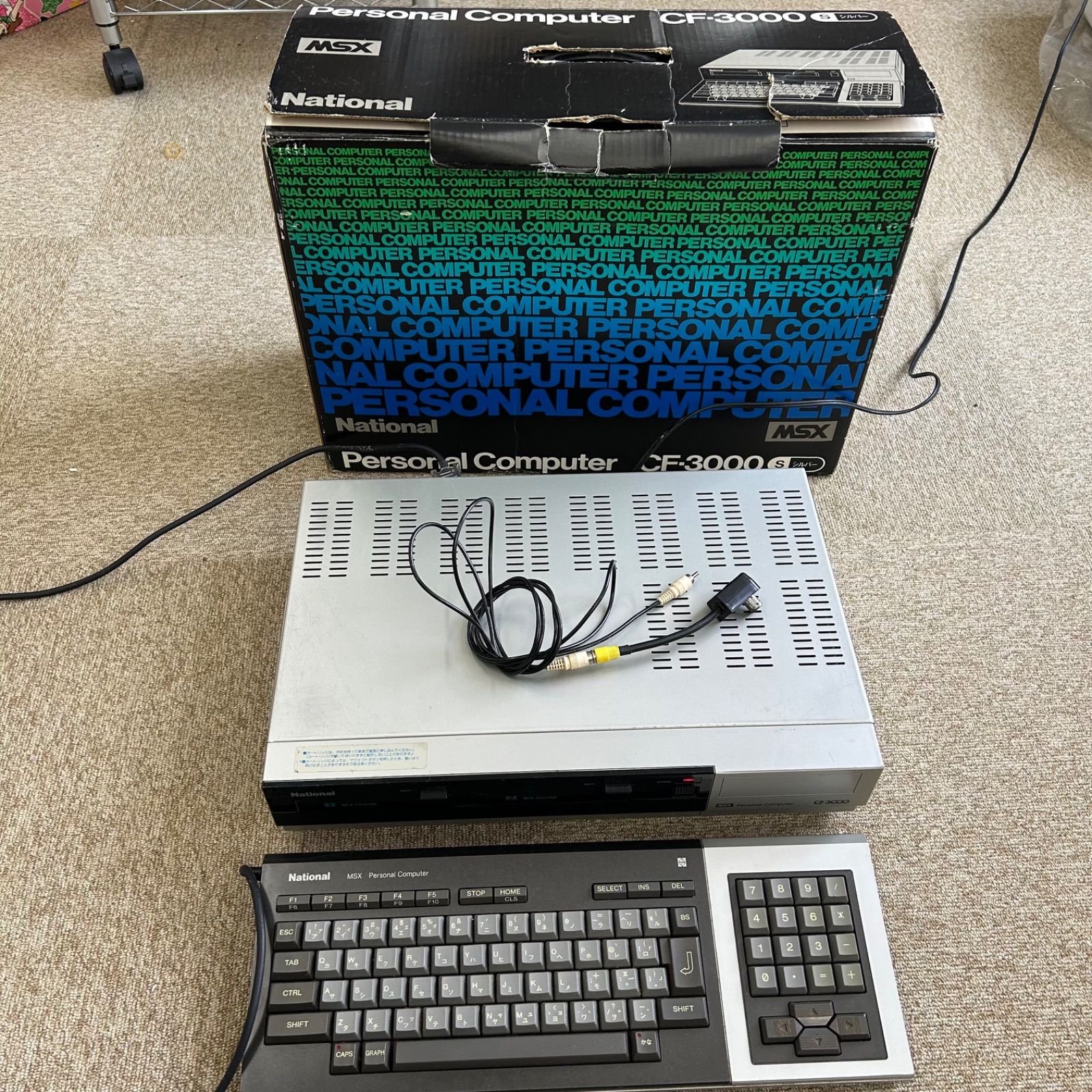 National MSX パーソナルコンピュータ CF-3000 シルバー - メルカリ