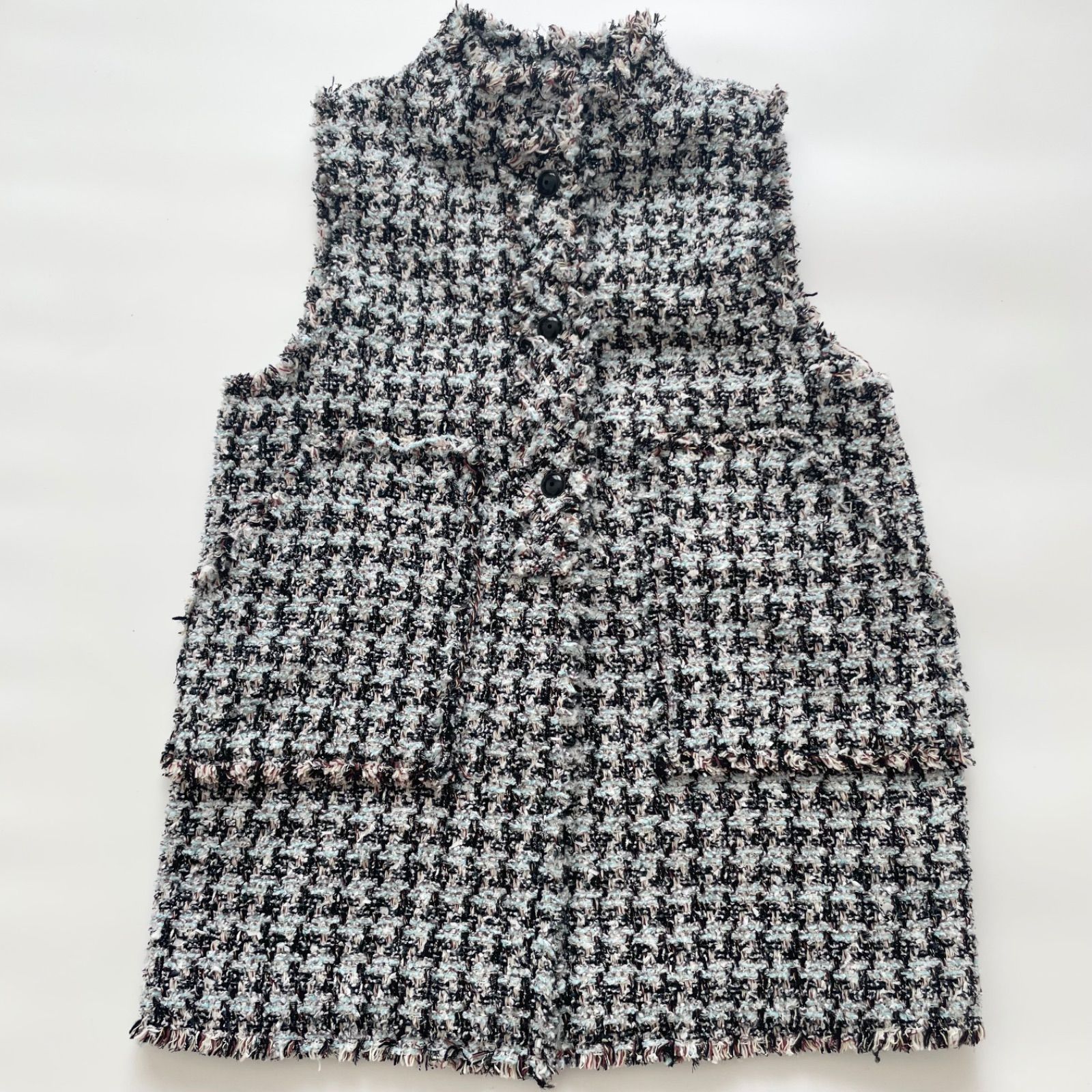 BACCA バッカ ツイード ベスト ジレ ウール混 サイズ 36 - メルカリ