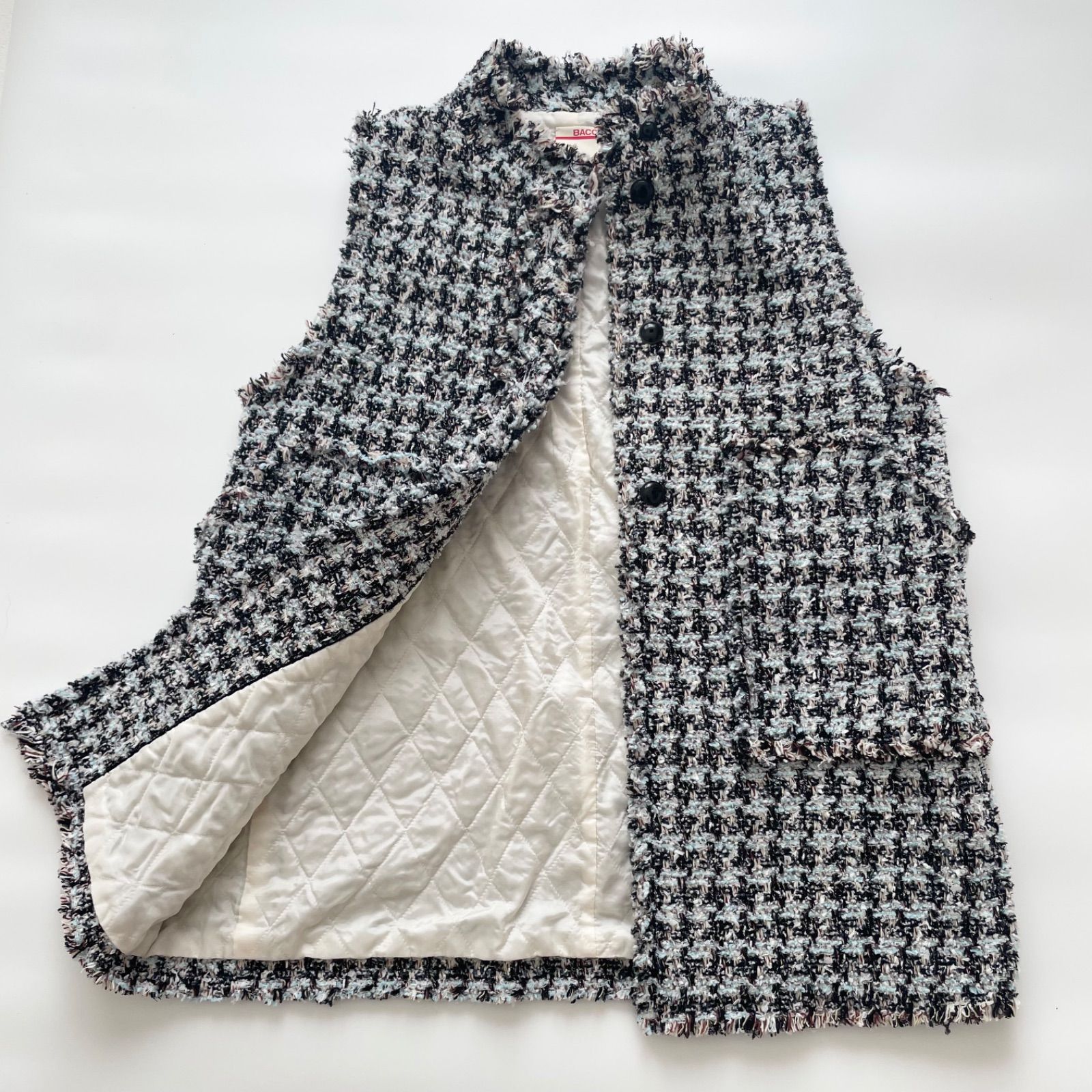 BACCA バッカ ツイード ベスト ジレ ウール混 サイズ 36 - メルカリ