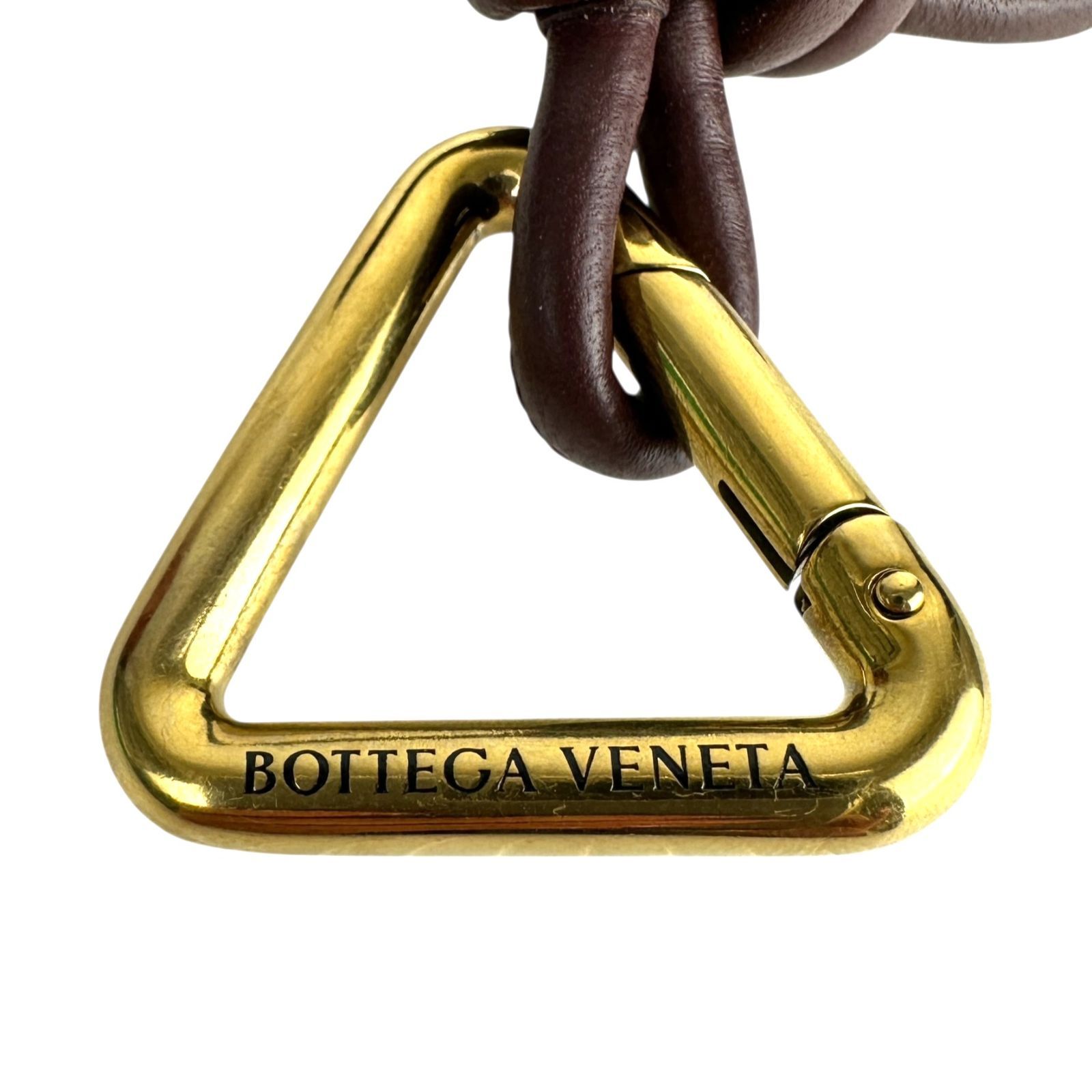 BOTTEGA VENETA】ボッテガ・ヴェネタ トライアングル キーリング