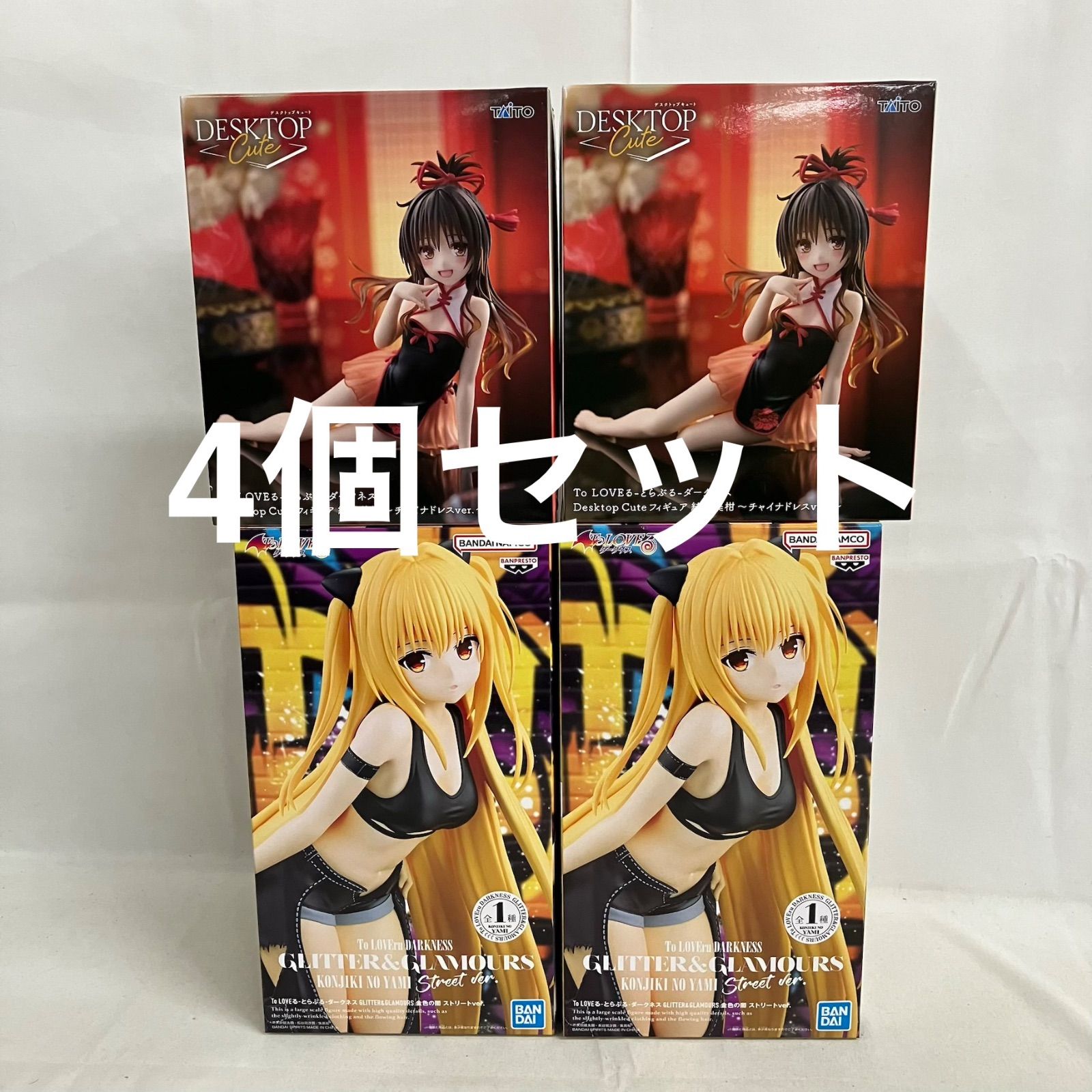 未開封 ToLOVEる Desktop Cute 結城美柑 チャイナドレス 他 フィギュア 