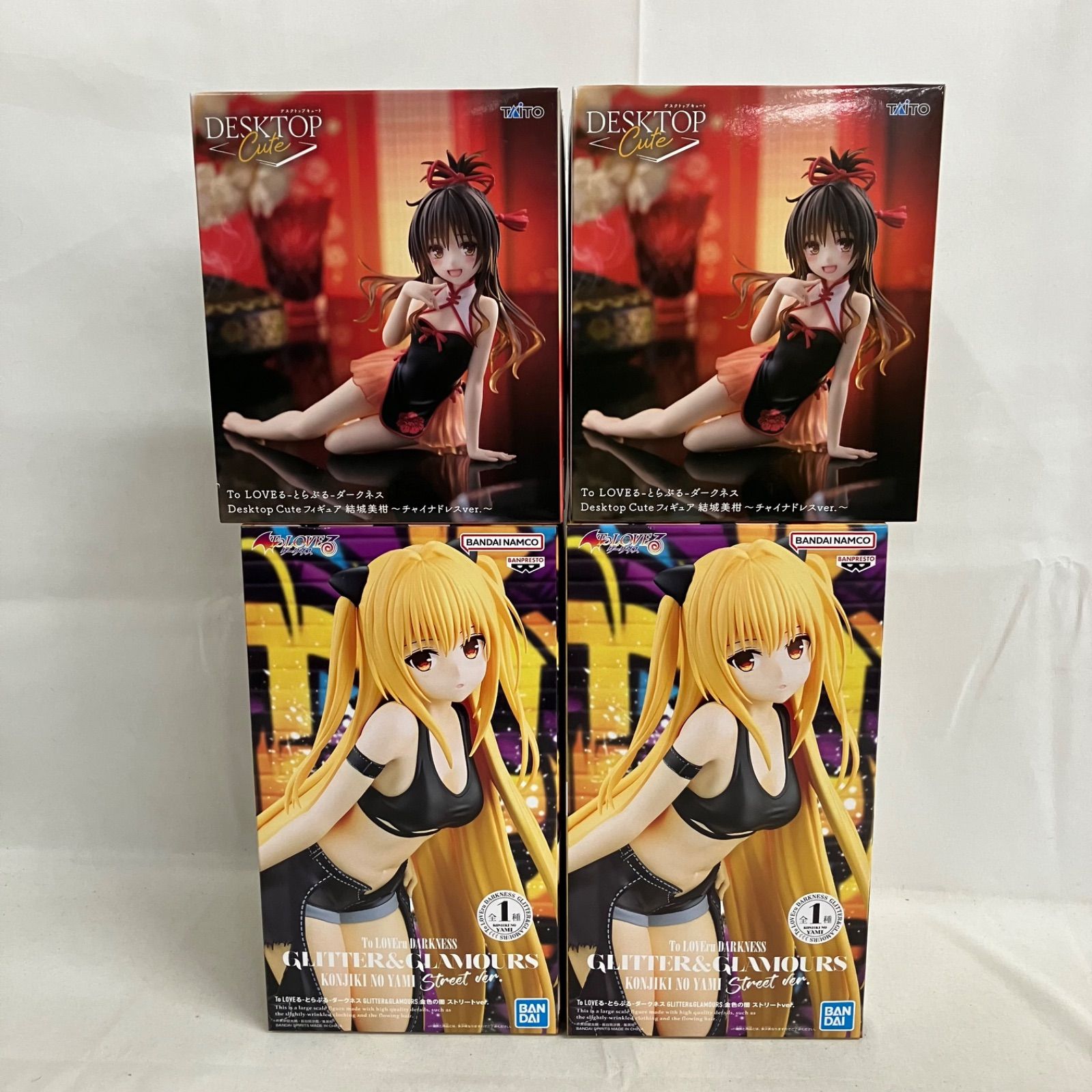 未開封 ToLOVEる Desktop Cute 結城美柑 チャイナドレス 他 フィギュア