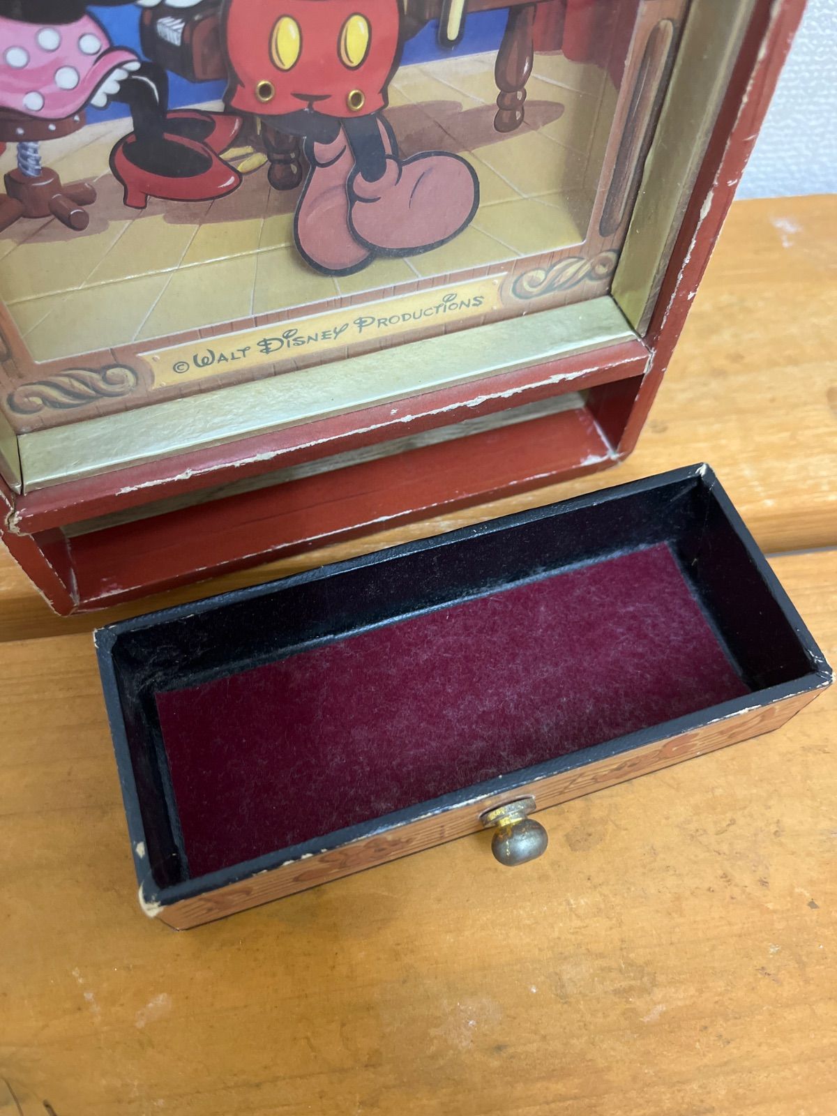 希少】昭和レトロ ミッキーマウス ミニー オルゴール ウォルト