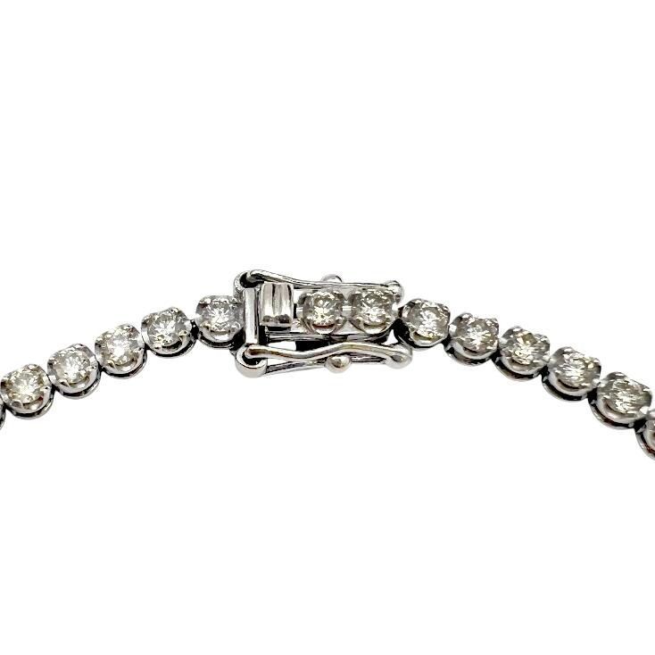 K18WG テニスブレスレット ダイヤモンド ブレスレット テニスブレス