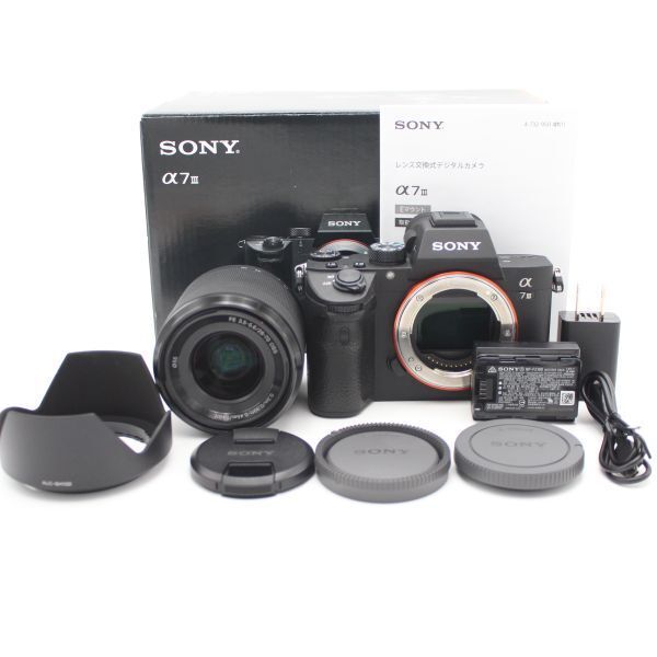 ショット数4618！□ほぼ新品□ SONY ソニー α7III ズームレンズキット