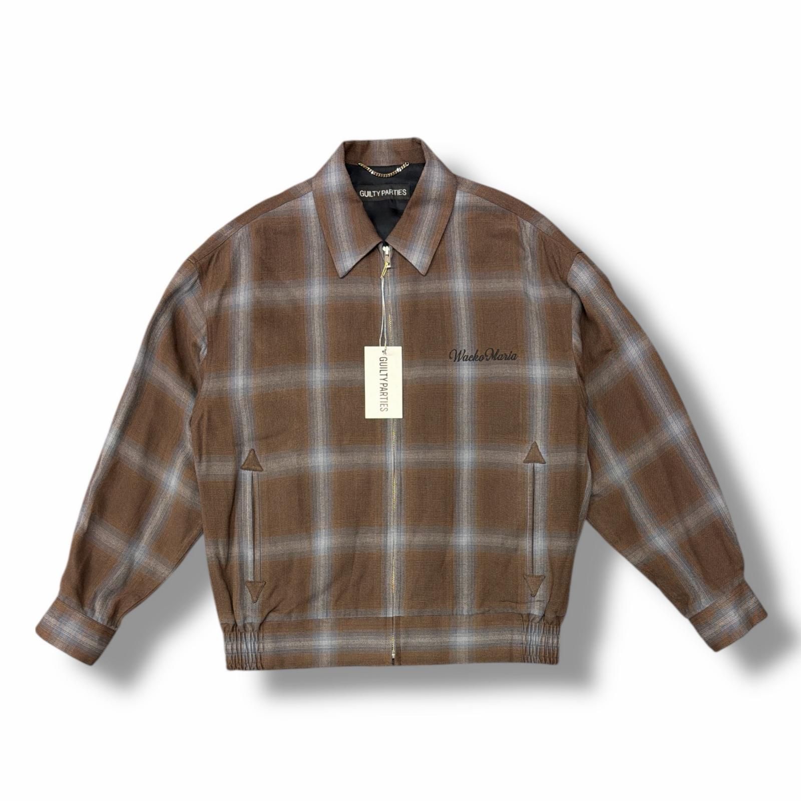 参考上代66000円 WACKO MARIA 24SS OMBRE CHECK 50'S JACKET C-TYPE 1