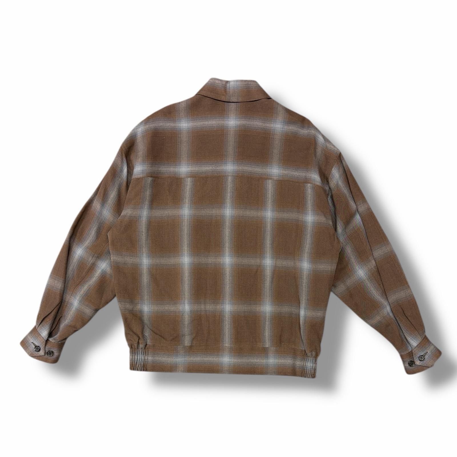 参考上代66000円 WACKO MARIA 24SS OMBRE CHECK 50'S JACKET C-TYPE 1