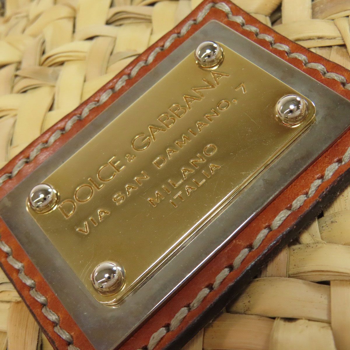 Dolce&Gabbana ドルチェアンドガッバーナ かごバッグ レオパード