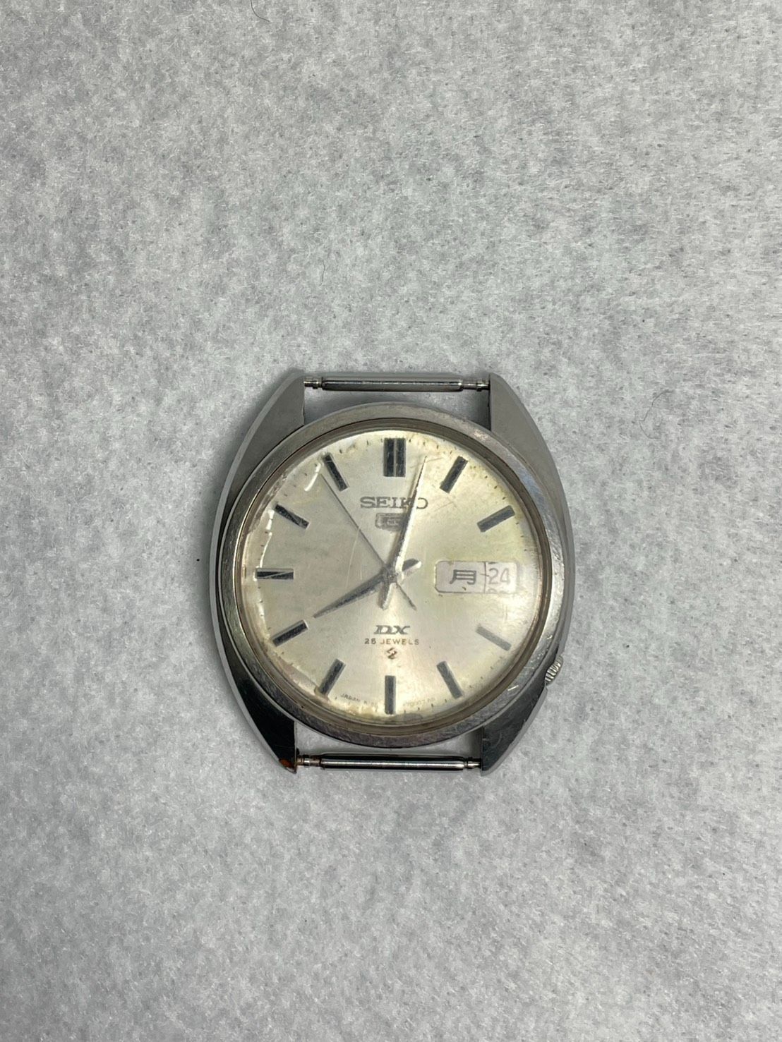 時計】稼働 文字盤のみ ジャンク SEIKO セイコー5 DX 25石 Ref. 6106