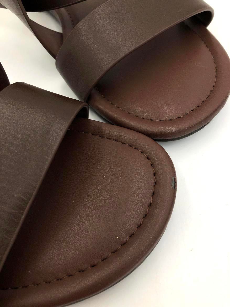 二点おまとめ専用❗️リムアーク 二点 RIM.ARK リムアーク クロスストラップレザー サンダル sizeM/こげ茶