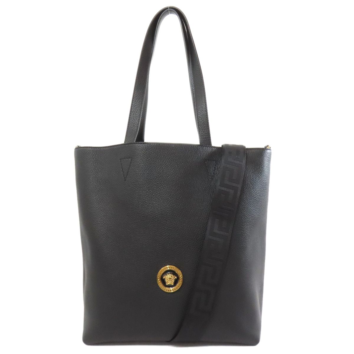 VERSACE ヴェルサーチ メデューサ 2WAY トートバッグ カーフ 