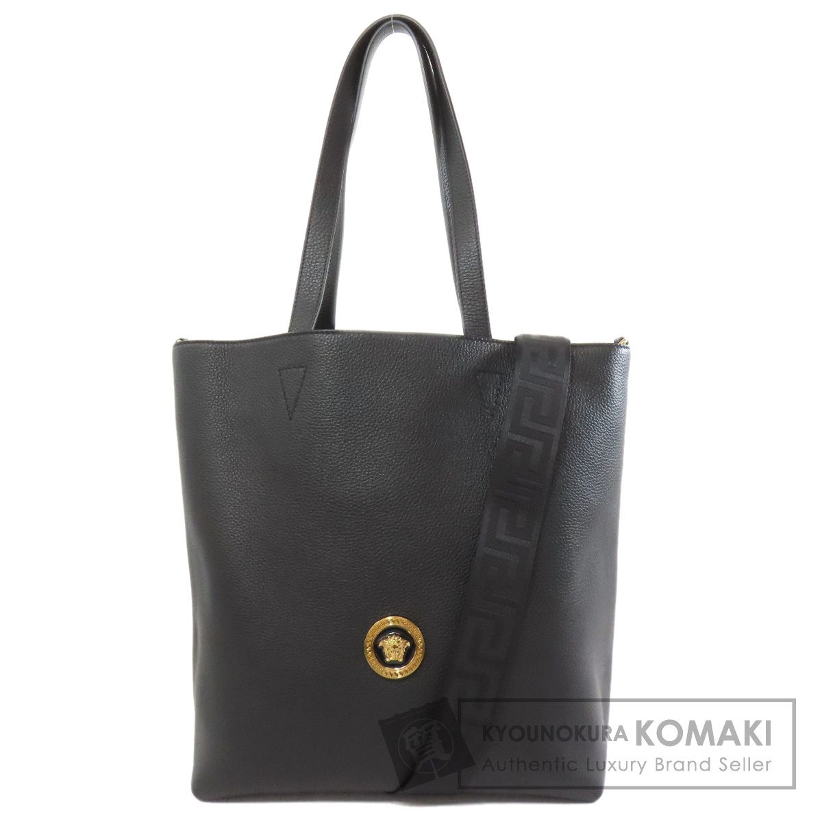 VERSACE ヴェルサーチ メデューサ 2WAY トートバッグ カーフ 