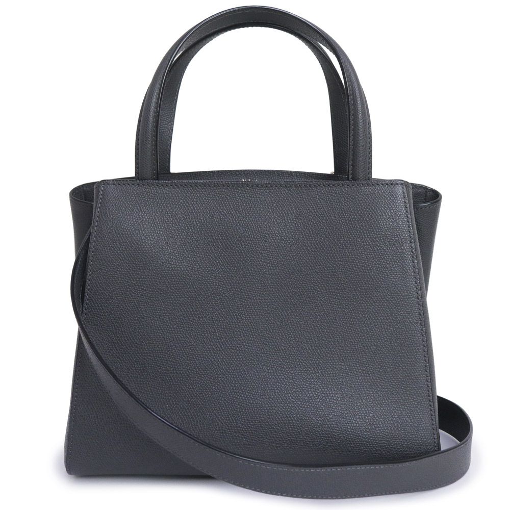 ダークグレー ハンドバッグ 新品未使用 未使用級 WAKO ワコウ Ginza 