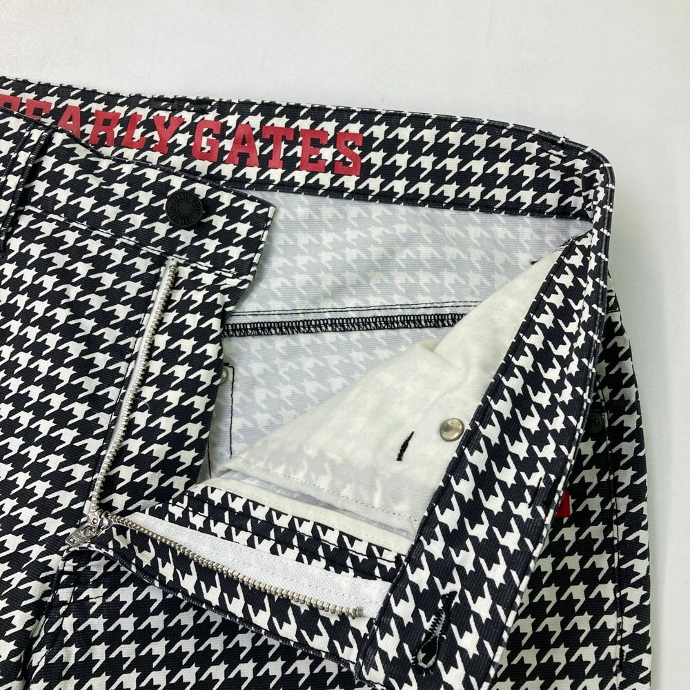 サイズ：4 PEARLY GATES パーリーゲイツ ストレッチパンツ 千鳥柄