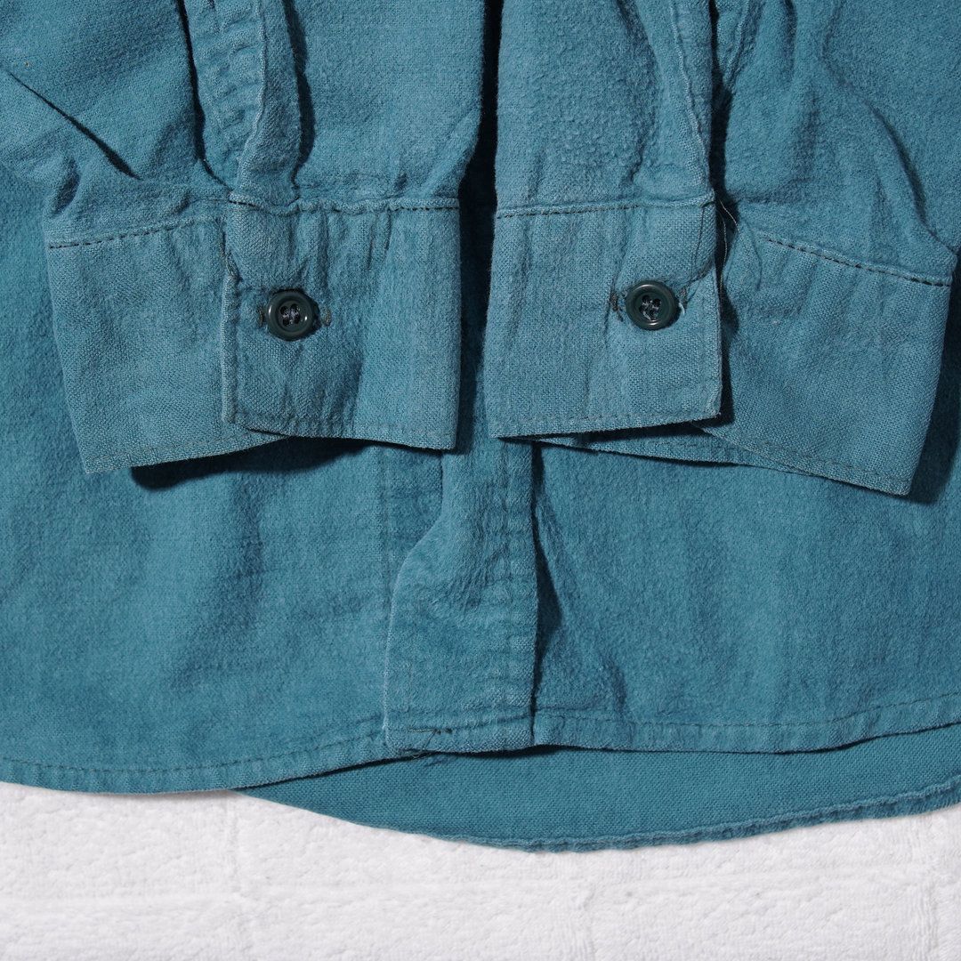 70s 80s USA製 ファイブブラザー FIVE BROTHER ネルシャツ L