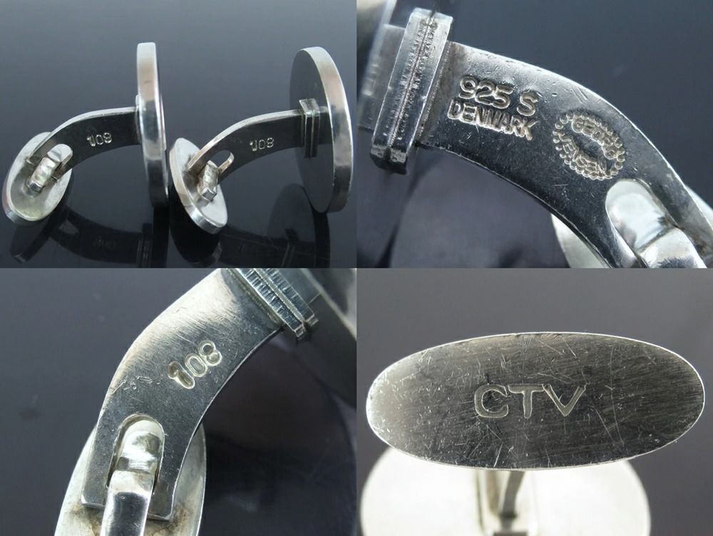 GEORG JENSEN ジョージ・ジェンセン カフリンクス カフスボタン #108