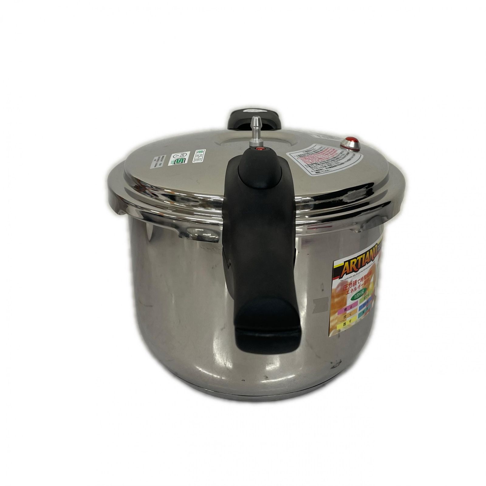 ARTIANO 18-8ステンレス製圧力鍋6L AT-2 ARTIANO アルティアーノ 圧力鍋 ステンレス 6L AT-2 18-8 キッチン