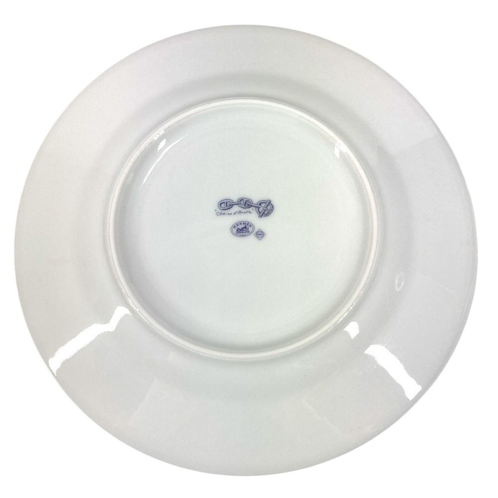 HERMES エルメス ディナープレート 無地 ホワイト 大皿 HERMES