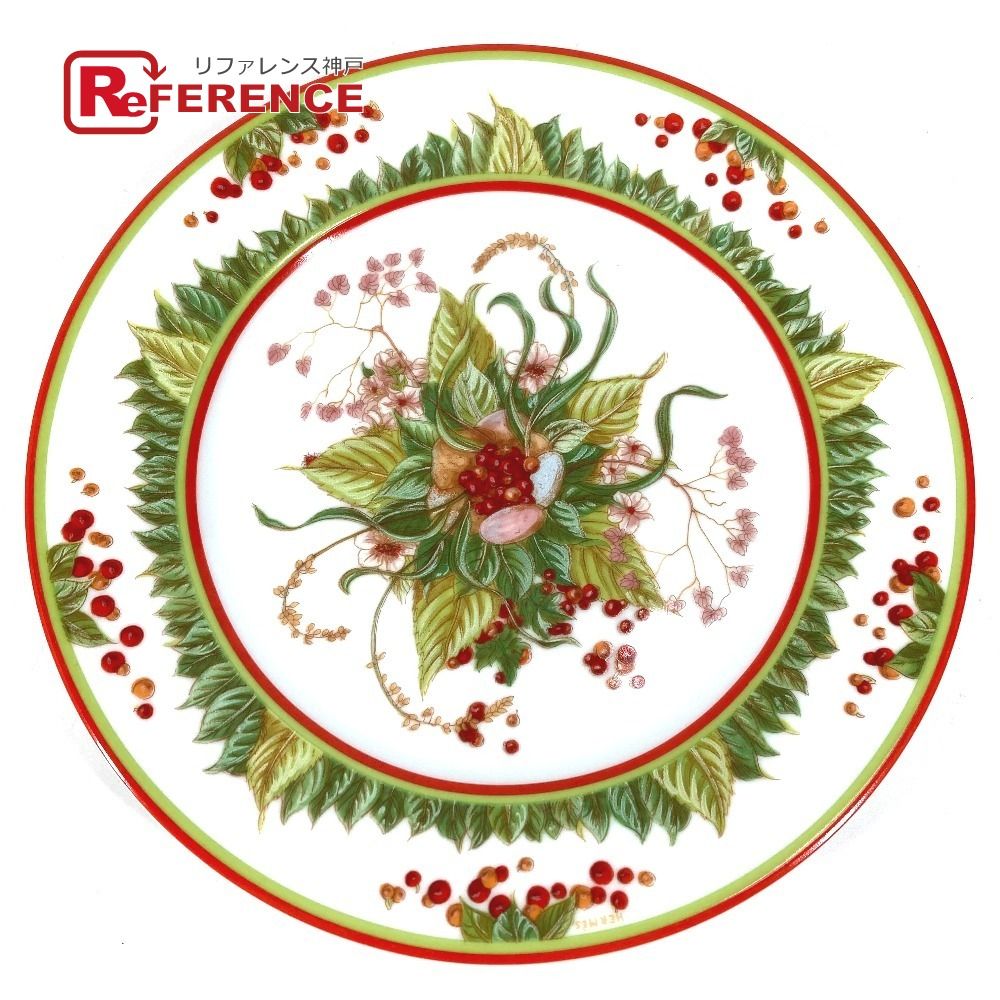 HERMES エルメス お皿 ディナープレート 陶器 ホワイト - メルカリ