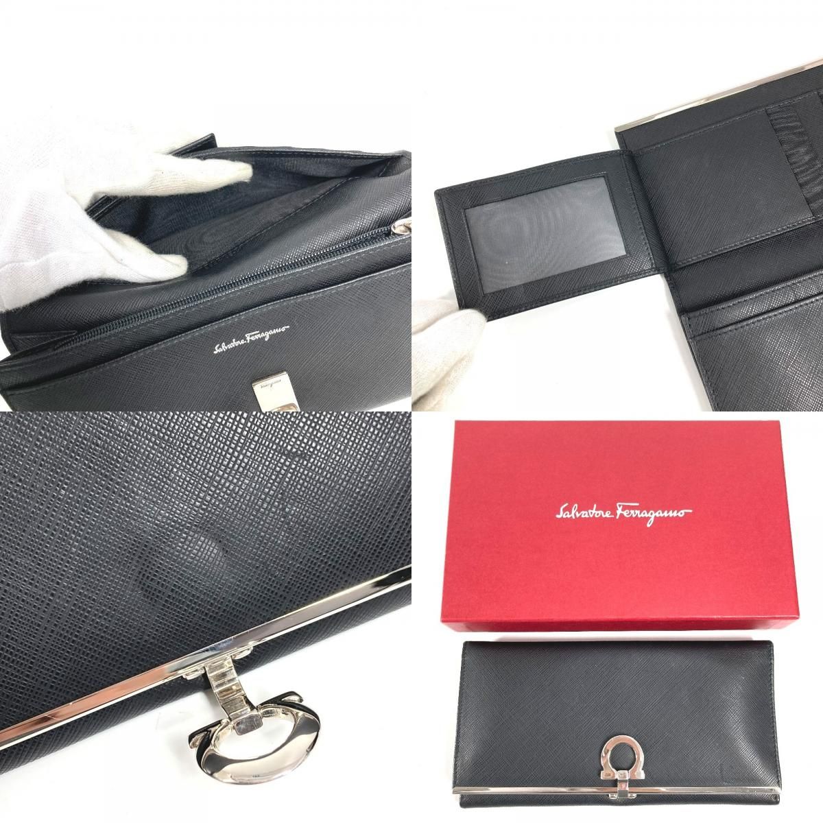 Salvatore Ferragamo サルヴァトーレフェラガモ 長財布 ガンチーニ