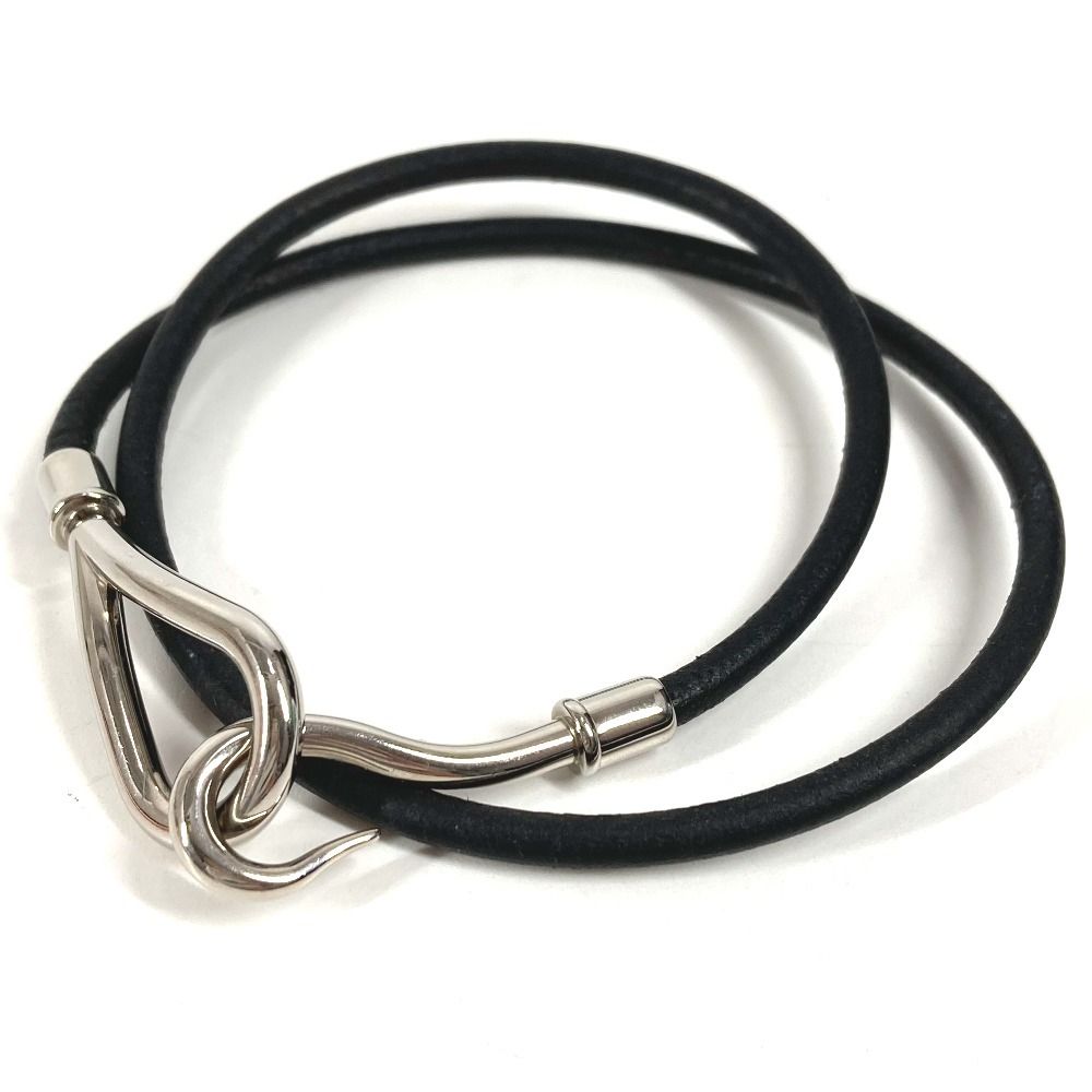 HERMES エルメス ブレスレット ジャンボ レザー ブラック - メルカリ