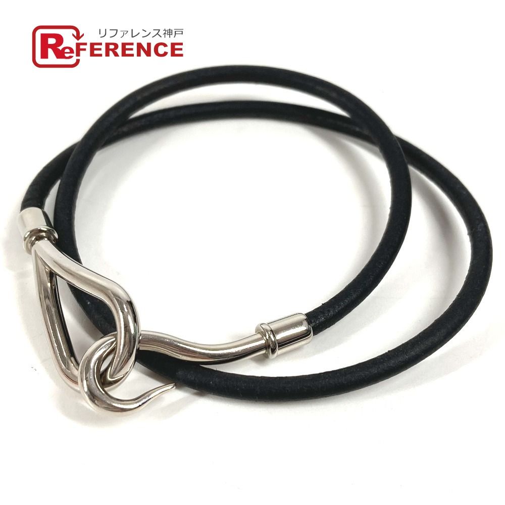 HERMES エルメス ブレスレット ジャンボ レザー ブラック - メルカリ