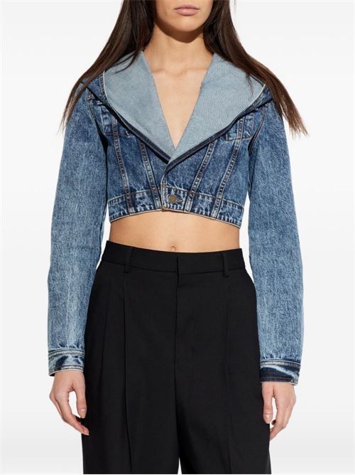 ALAÏA デニムフードジャケット 送料無料 - メルカリ