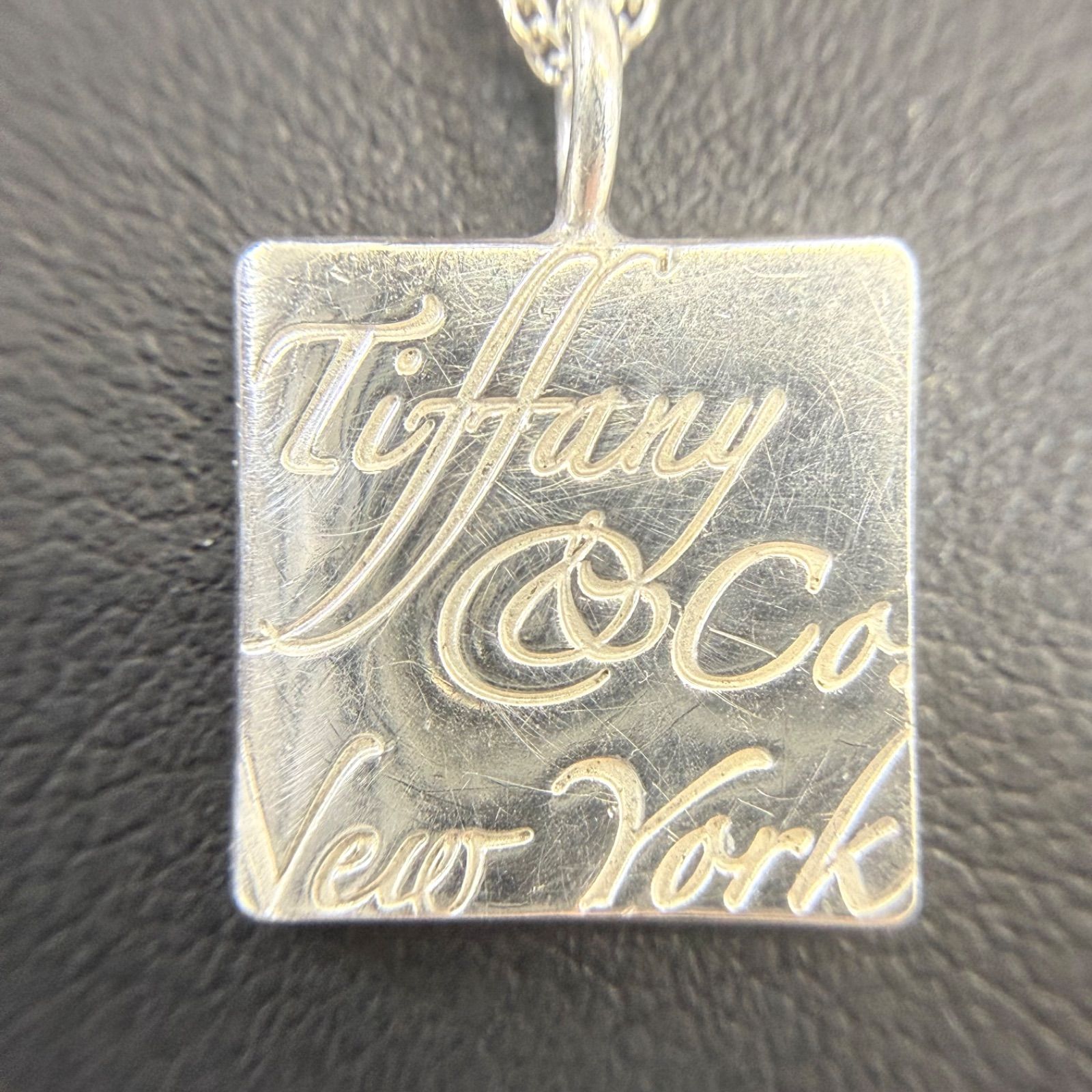 希少モデル・美品】Tiffany & Co. ティファニー ノーツ スクエア