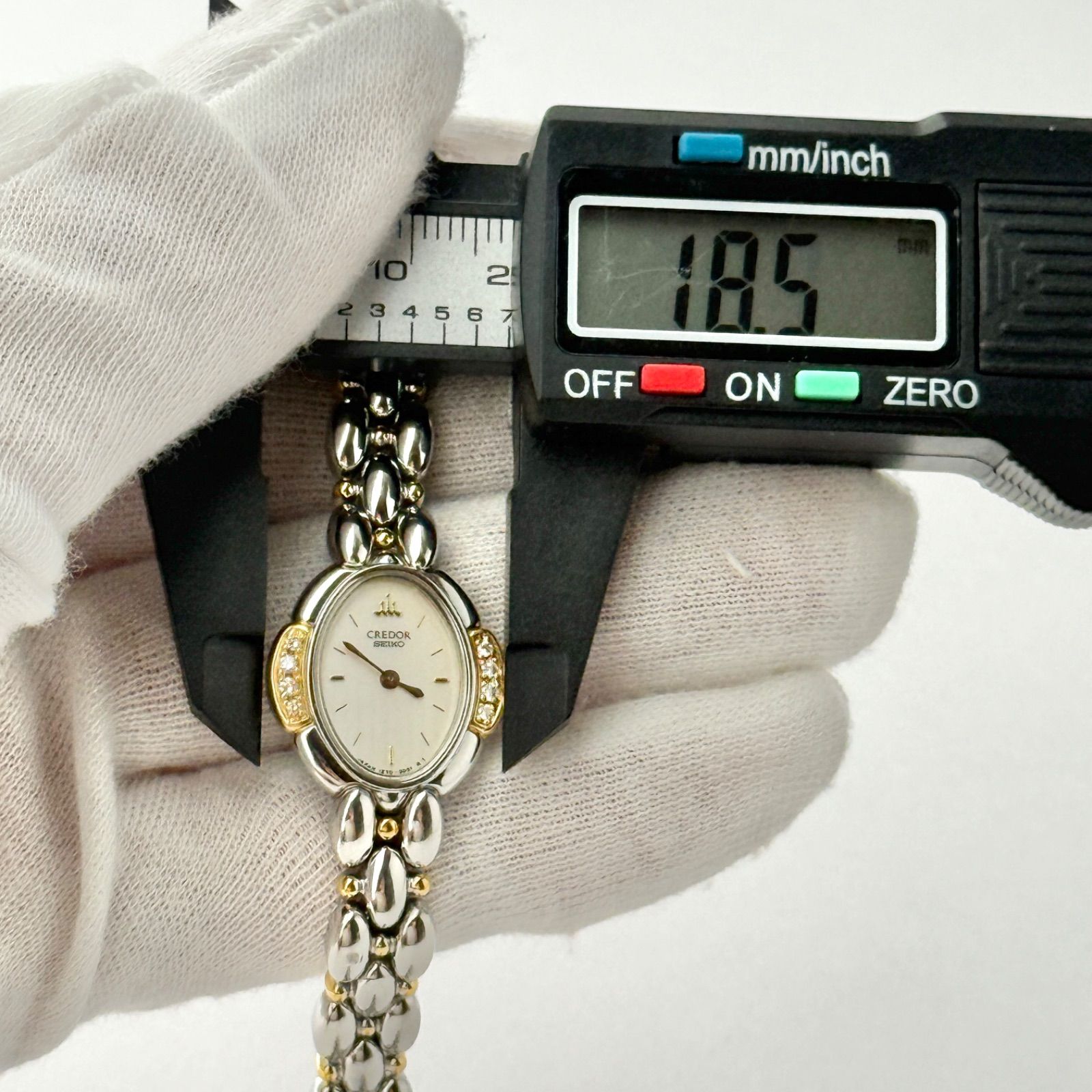 セイコー クレドール SS+18KT 8Pダイヤ レディース 腕時計 810 - メルカリ