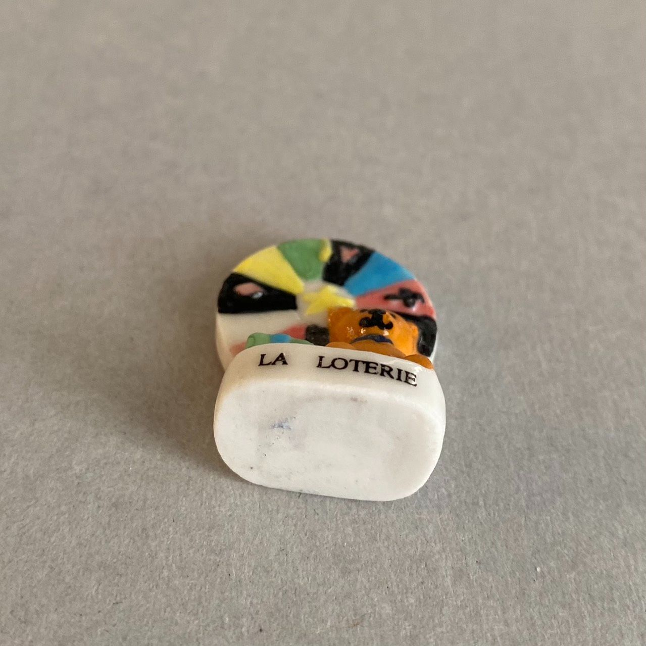 ルーレットのフェーブ／フランス雑貨／陶器ミニチュア／ブロカント