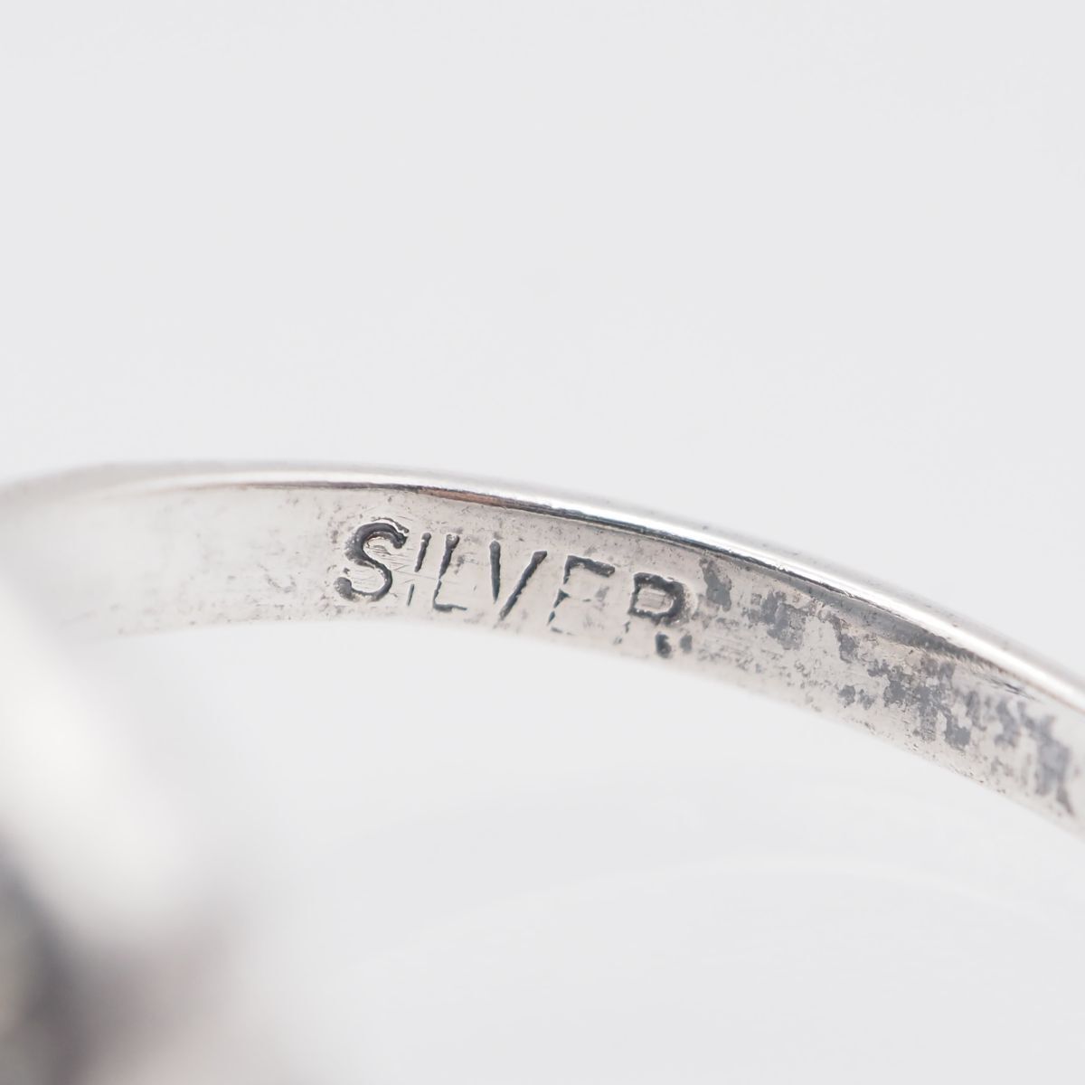 J886 マーカサイト マルカジット SILVER刻印 リング デザイン シルバー