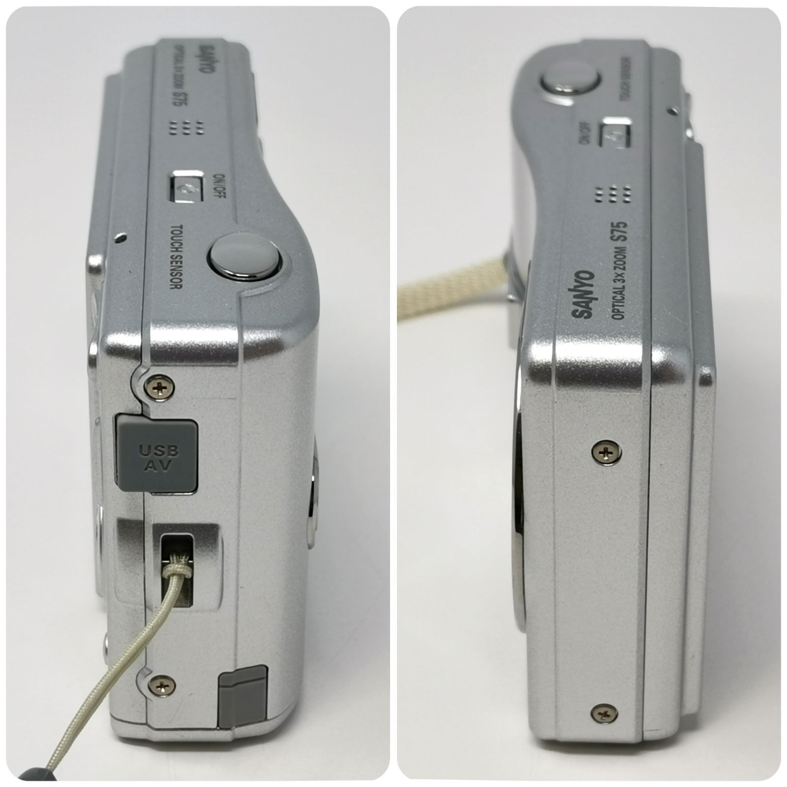 SANYO XACTI DSC-S75型 カメラ コンデジ 電池ないため動作未確認 SD 