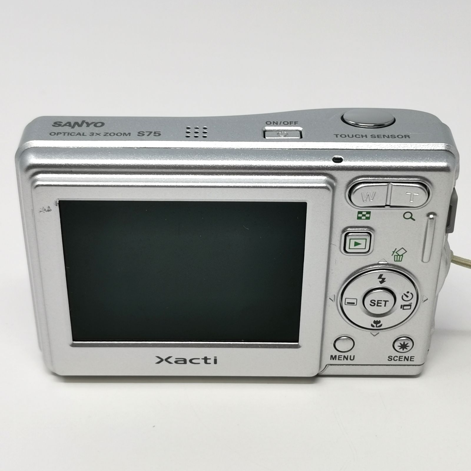 SANYO XACTI DSC-S75型 カメラ コンデジ 電池ないため動作未確認 SD