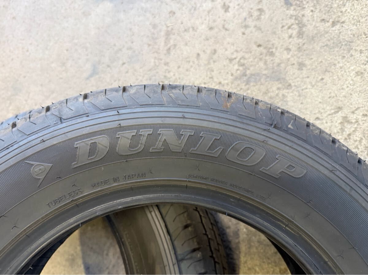 新車外し ダンロップ 155/80R14 88/86s LT 4本セット 25年製造 プロ