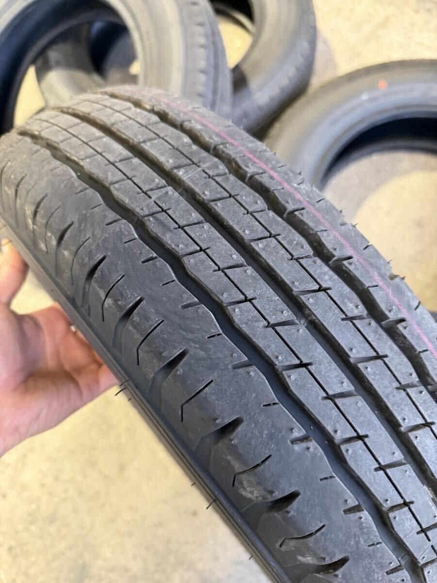 新車外し ダンロップ 155/80R14 88/86s LT 4本セット 25年製造 プロ