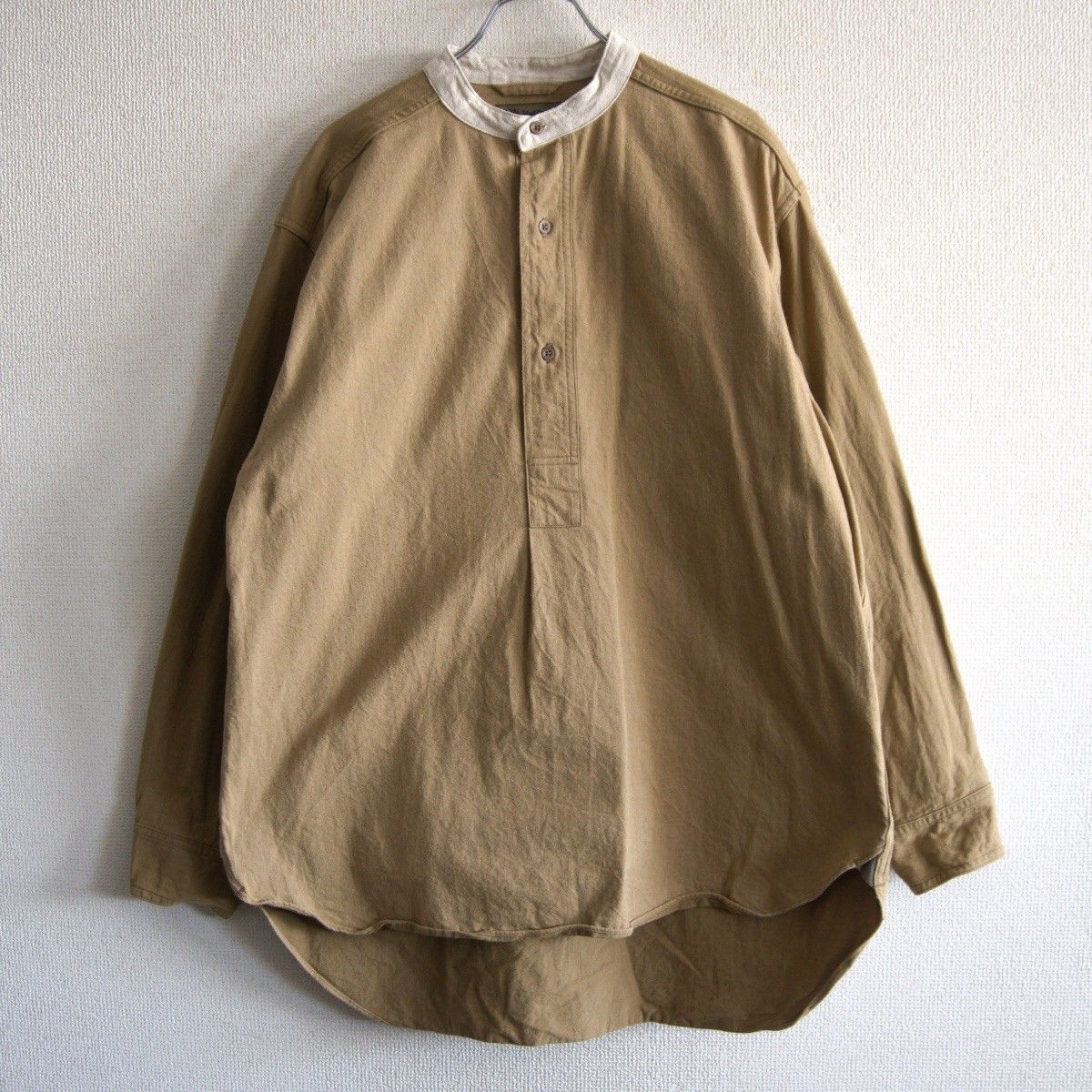 ナイジェルケーボン 　BRITISH ARMY PULLOVER SHIRT 美品/ビッグサイズ】 NIGEL CABOURN 【BRITISH ARMY PULLOVER SHIRT
