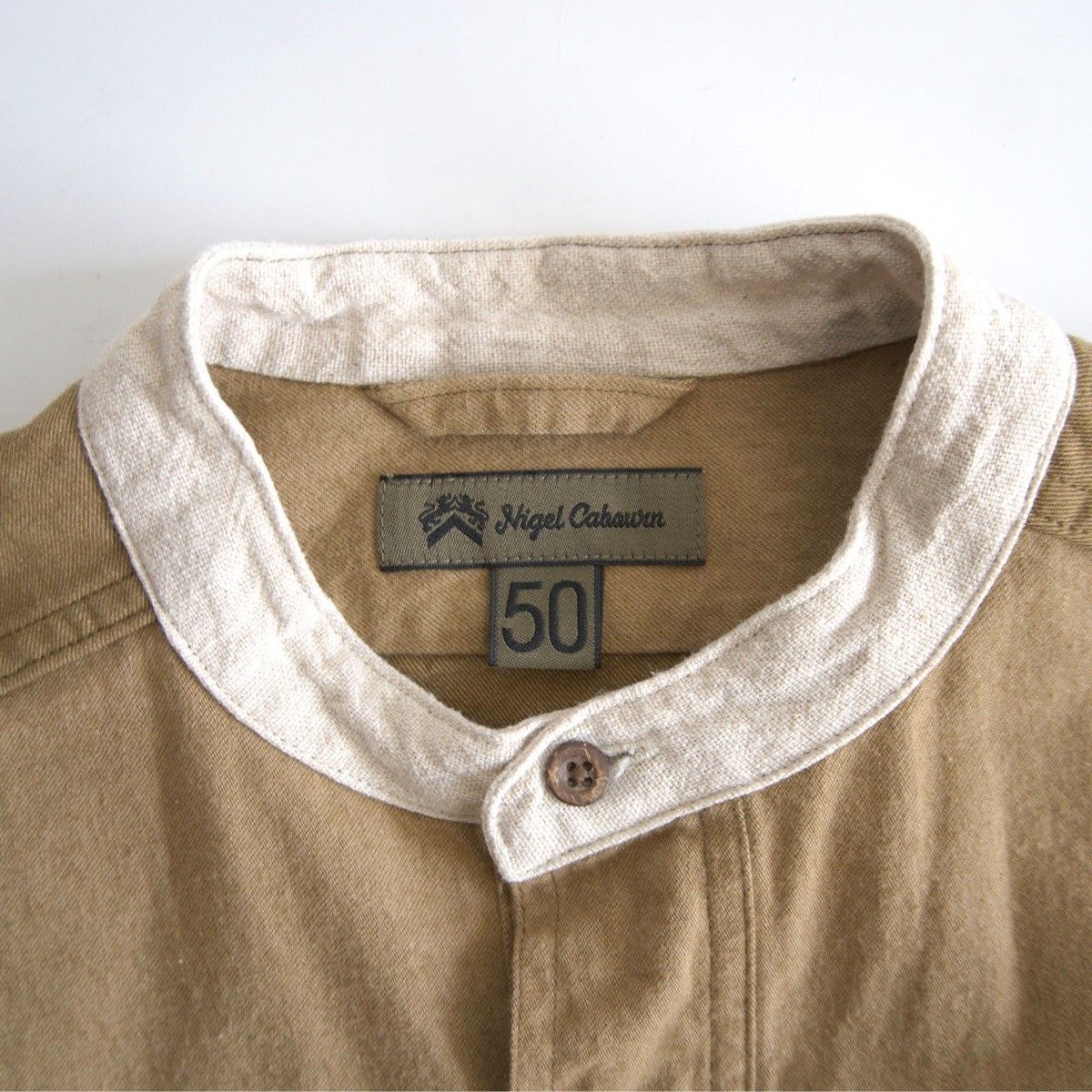 ナイジェルケーボン 　BRITISH ARMY PULLOVER SHIRT 美品/ビッグサイズ】 NIGEL CABOURN 【BRITISH ARMY PULLOVER SHIRT
