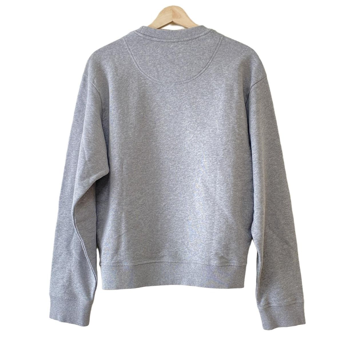 KENZO(ケンゾー) トレーナー サイズS レディース グレー×黒×白 刺繍