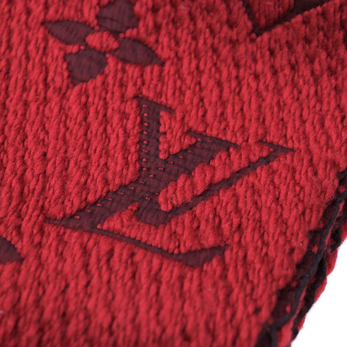 美品】LOUIS VUITTON ルイ・ヴィトン マフラー エシャルプ・ロゴマニア