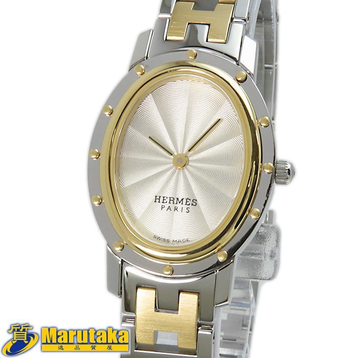 エルメス クリッパー オーバル】CO1.220 レディース クォーツ 保証書付