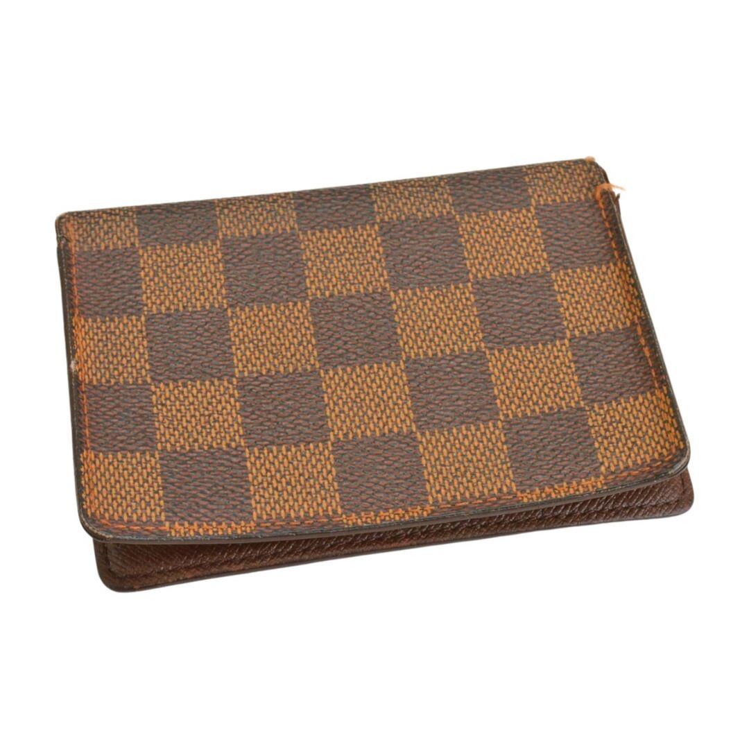 ルイ・ヴィトン ダミエ・キャンバス 名刺入れ ブラウン ルイ ヴィトン LOUIS VUITTON カードケース ダミエ キャンバス
