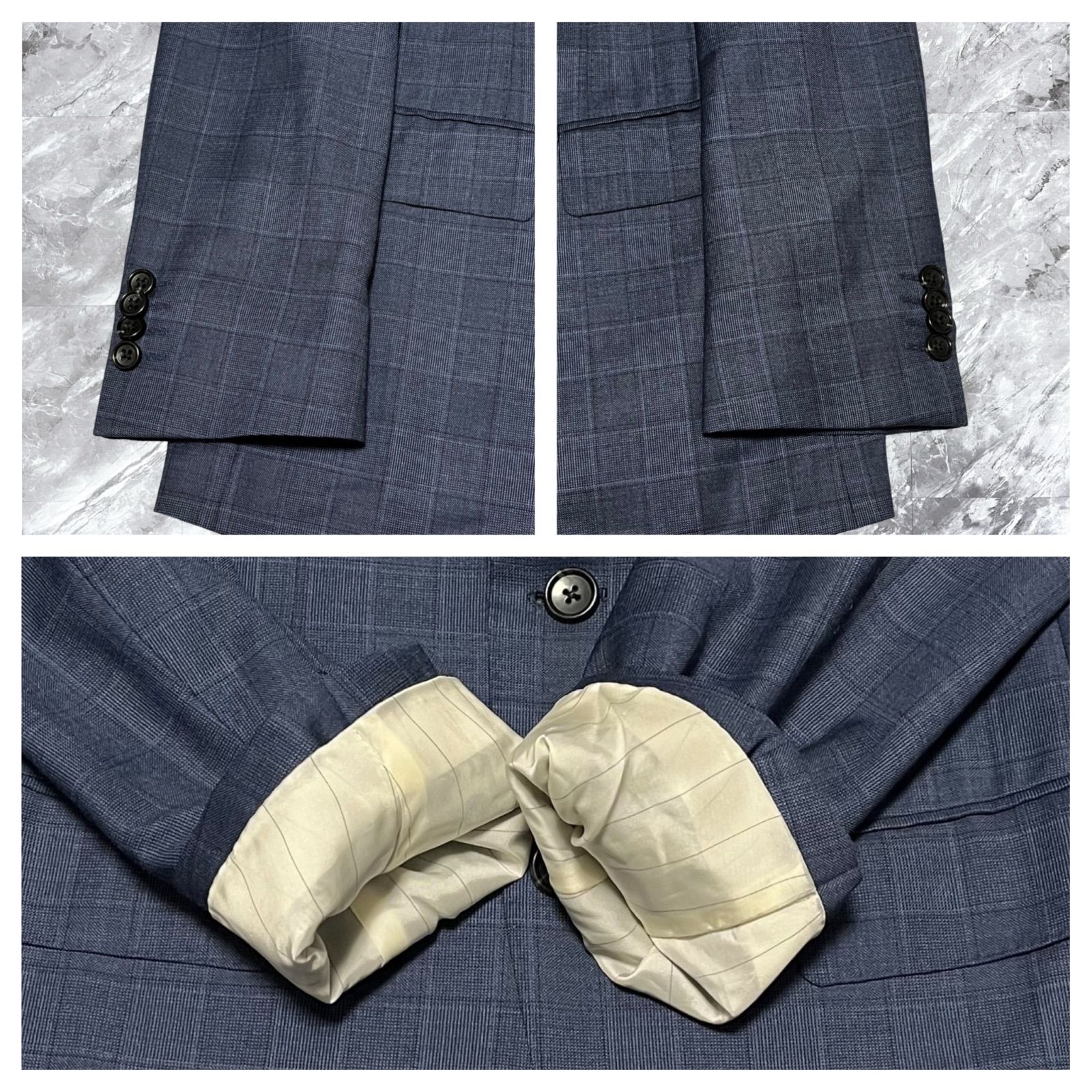 極美品 DURBAN ダーバン Loro Piana ロロピアーナ テーラード