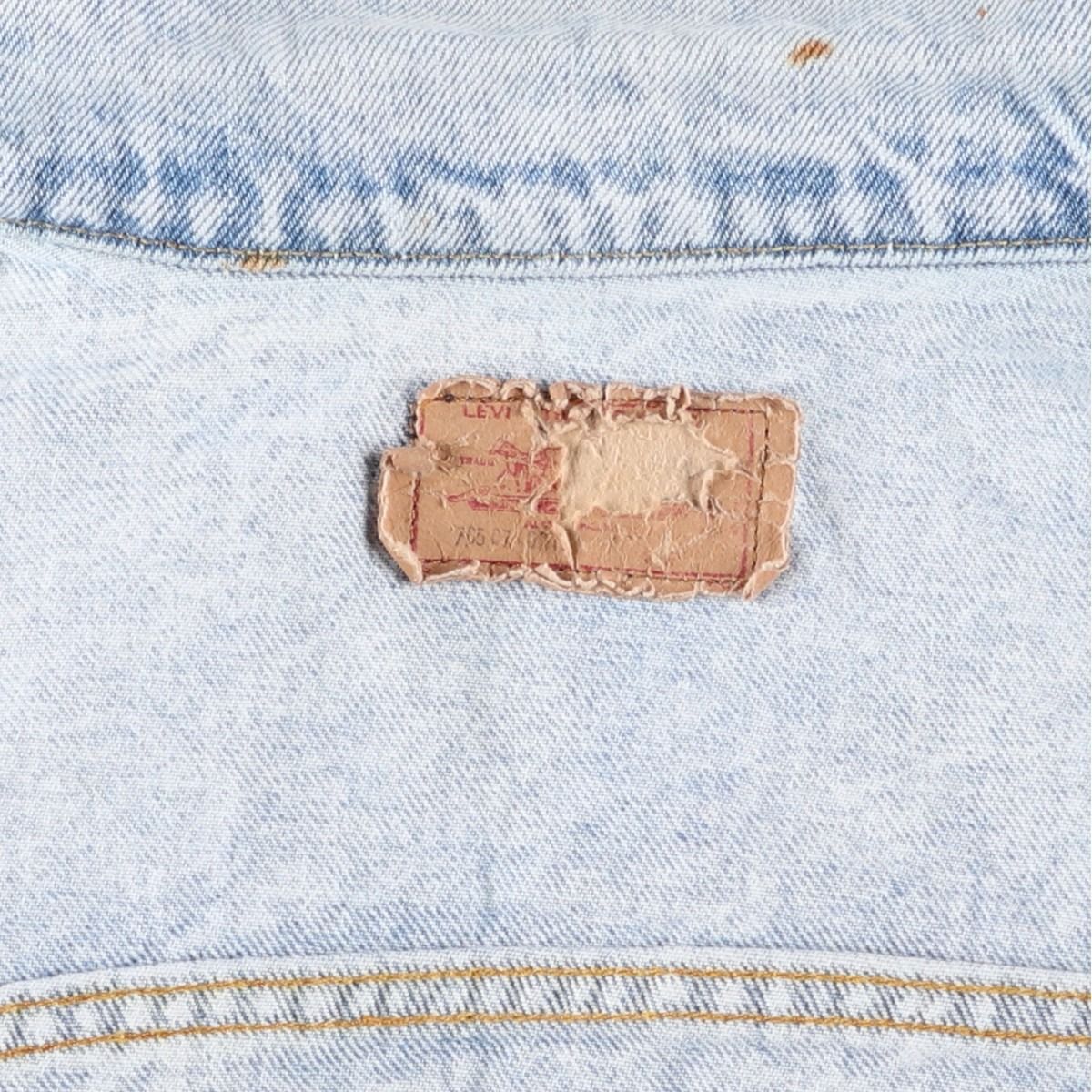 古着 90年代 リーバイス Levi's 70507-0219 デニムジャケット Gジャン