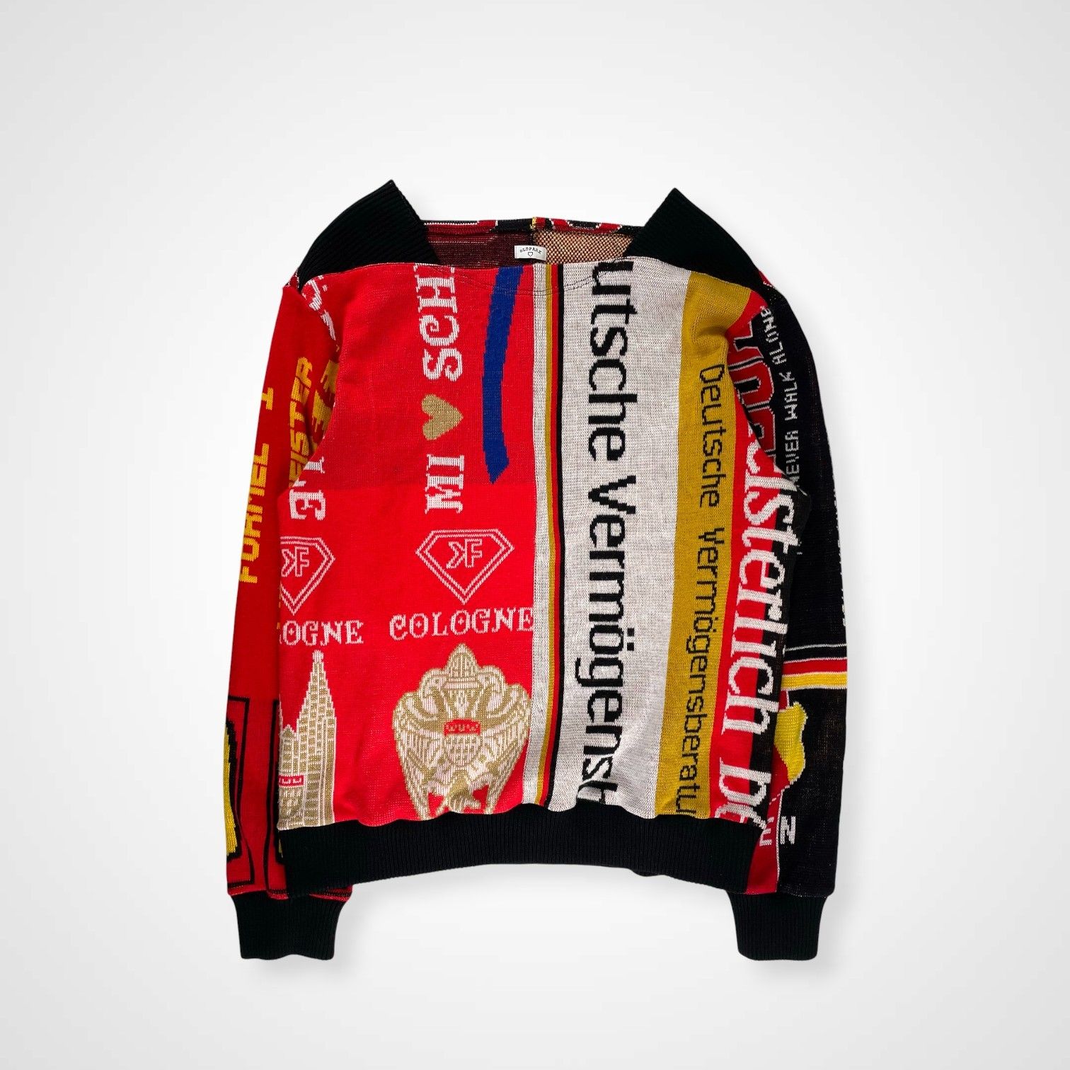 OLD PARK オールドパーク / マフラーリメイクニット 参考定価：35,000