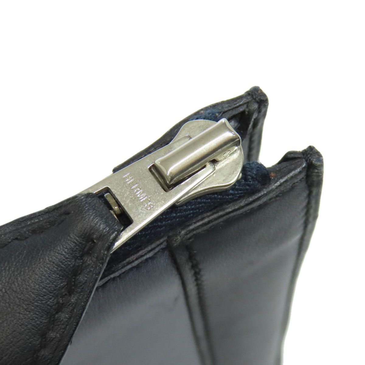エルメス　ストライプ　クラッチバック HERMES エルメス ストライプ クラッチバッグ レザー メンズ [中古