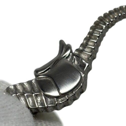 HERMES エルメス タツノオトシゴ ブローチ メタル シルバー ブランド