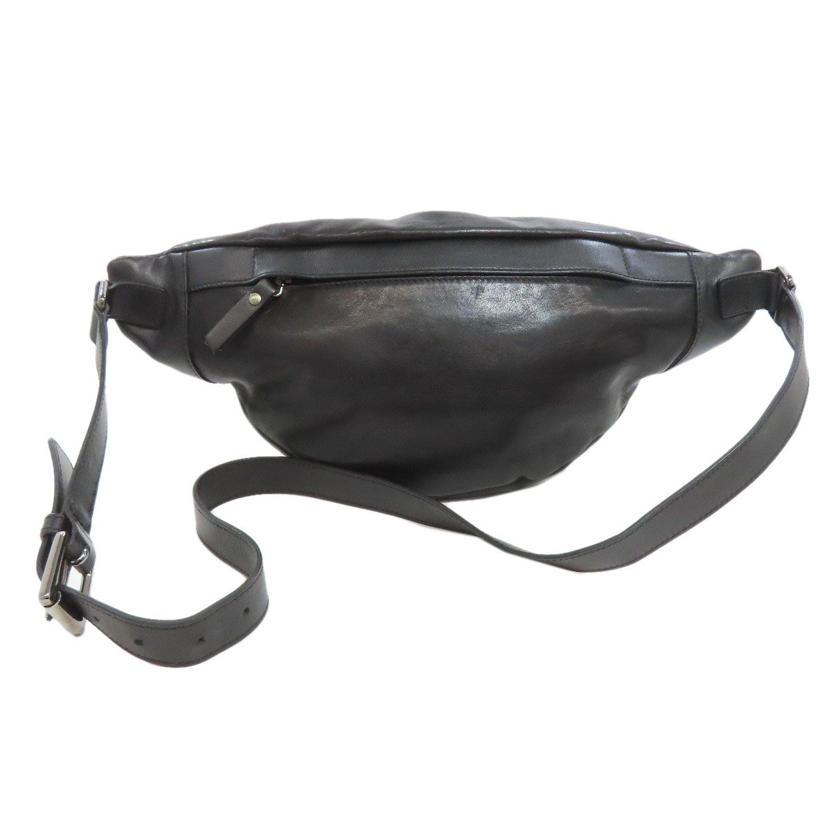 Jimmy Choo ジミーチュウ ロゴ ボディバッグ レザー レディース [中古